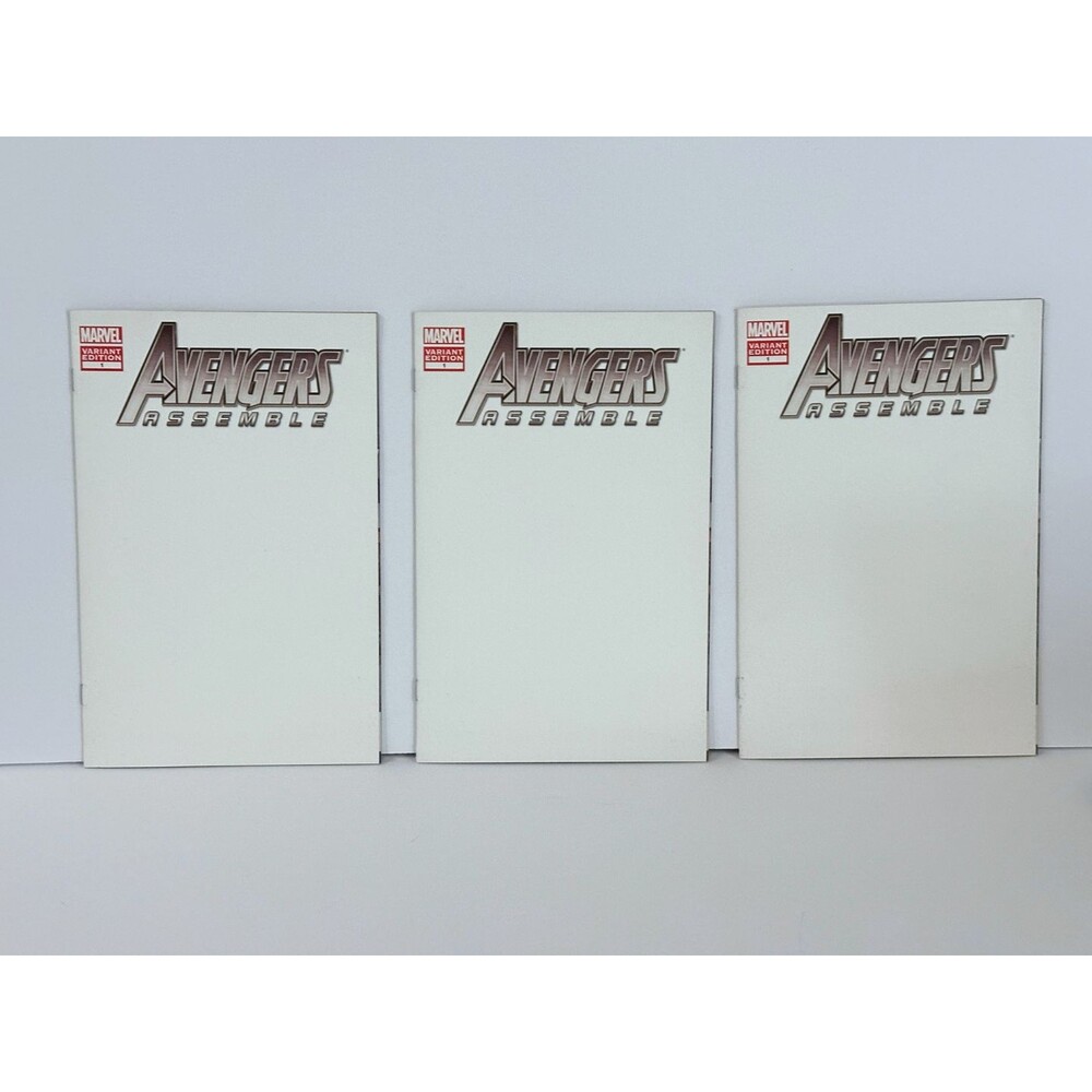 Avengers Assemble 1 2012  MARVEL Blank Cover (See description)